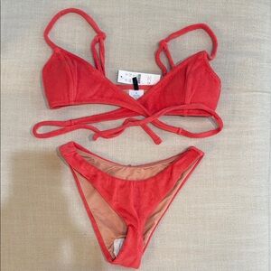 NWT Terrycloth bikini